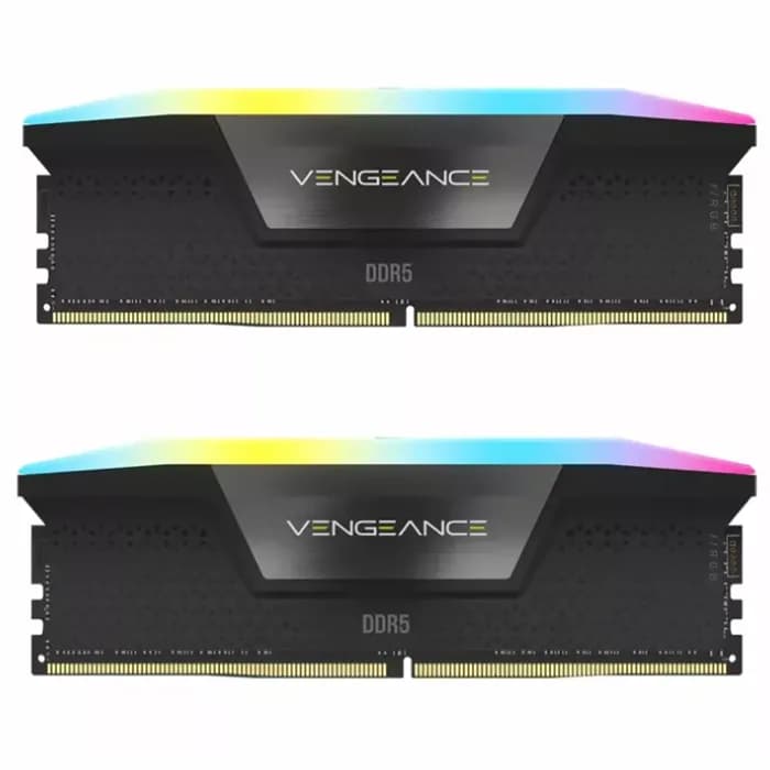 رم کامپیوتر DDR5 دو کاناله 5600 مگاهرتز CL40 کورسیر مدل VENGEANCE RGB ظرفیت 64 گیگابایت | عماد رایان رم کامپیوتر DDR5 دو کاناله 5600 مگاهرتز CL40 کورسیر مدل VENGEANCE RGB ظرفیت 64 گیگابایت