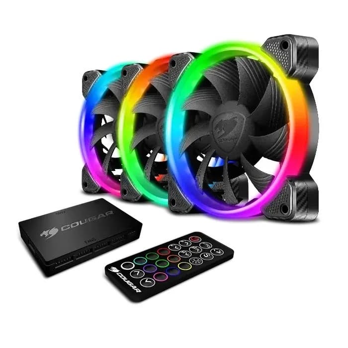 فن کیس کاگر مدل VORTEX RGB HPB 120 3-PCS Cooling Kit | عماد رایان فن کیس کاگر مدل VORTEX RGB HPB 120 3-PCS Cooling Kit