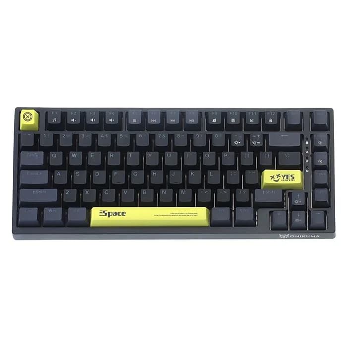 کیبورد گیمینگ اونیکوما مدل G52، مکانیکال سوییچ قهوه ای، Tenkeyless، نورپردازی RGB
