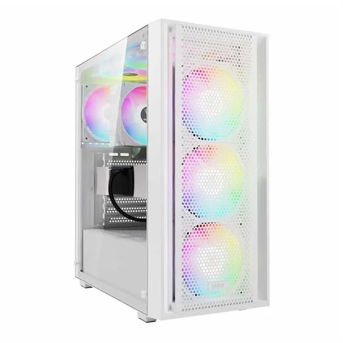 کیس گیم دیاس سفید Case Gamdias AURA GC2 Elite | عماد رایان کیس گیم دیاس سفید Case Gamdias AURA GC2 Elite