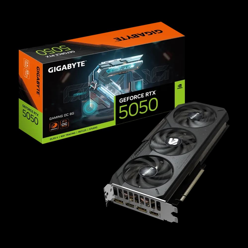 کارت گرافیک گیگابایت GeForce RTX™ 5050 GAMING OC 8G | عماد رایان کارت گرافیک گیگابایت GeForce RTX™ 5050 GAMING OC 8G