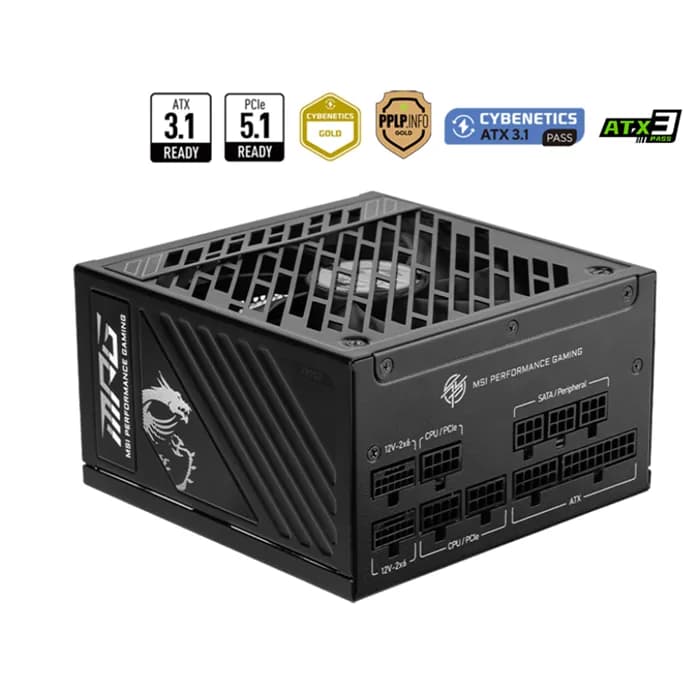 پاور 1250 وات ام اس آی MAG A1250GS PCIE5 Full Modular | عماد رایان پاور 1250 وات ام اس آی MAG A1250GS PCIE5 Full Modular