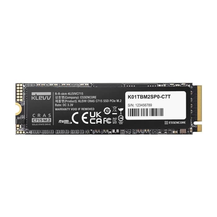 اس اس دی اینترنال M.2 NVMe کلو مدل CRAS C715 ظرفیت 512 گیگابایت | عماد رایان اس اس دی اینترنال M.2 NVMe کلو مدل CRAS C715 ظرفیت 512 گیگابایت