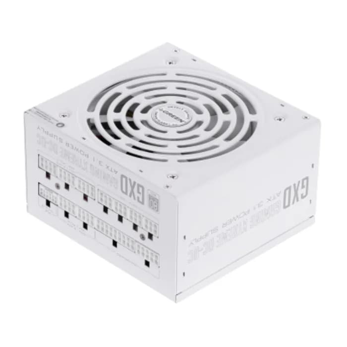 پاور گرین فول ماژولار 1000 وات مدل GP1000B-GXD ATX v3.1 White | عماد رایان پاور گرین فول ماژولار 1000 وات مدل GP1000B-GXD ATX v3.1 White