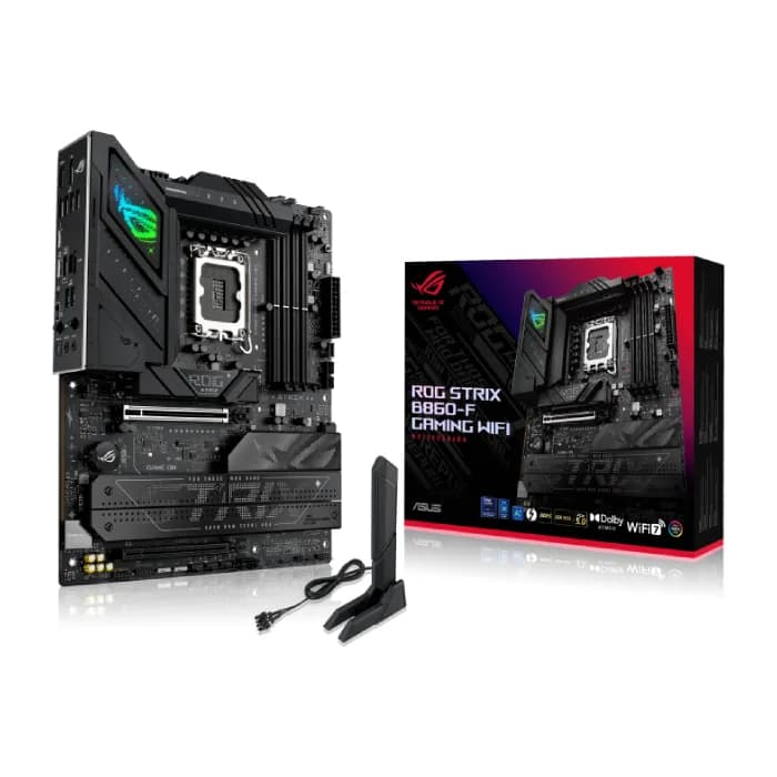 مادربرد ایسوس ROG STRIX B860-F Gaming Wi-Fi | عماد رایان مادربرد ایسوس ROG STRIX B860-F Gaming Wi-Fi