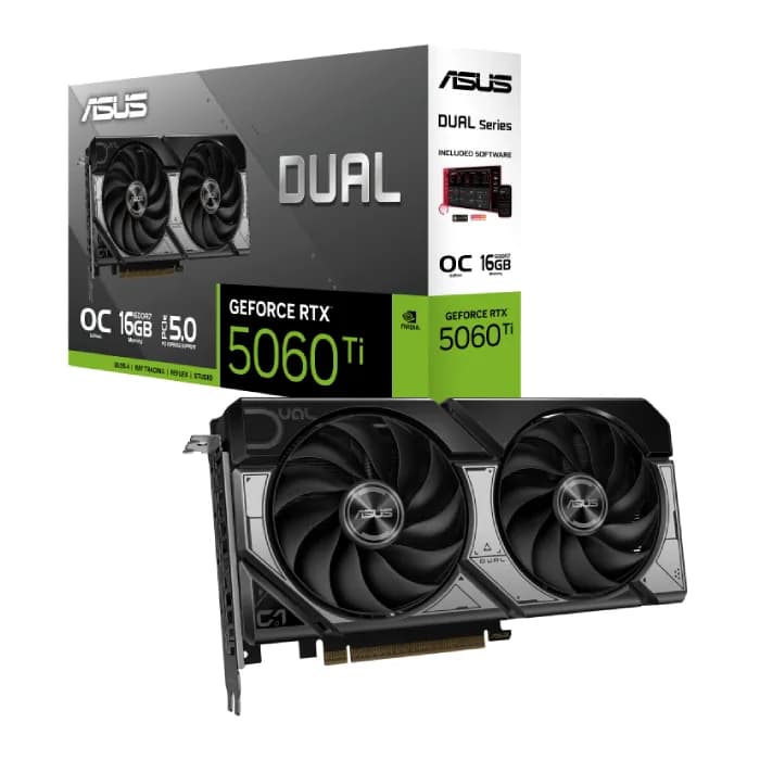 کارت گرافیک ایسوس مدل Dual GeForce RTX 5060 Ti 16GB GDDR7 OC Edition | عماد رایان کارت گرافیک ایسوس مدل Dual GeForce RTX 5060 Ti 16GB GDDR7 OC Edition