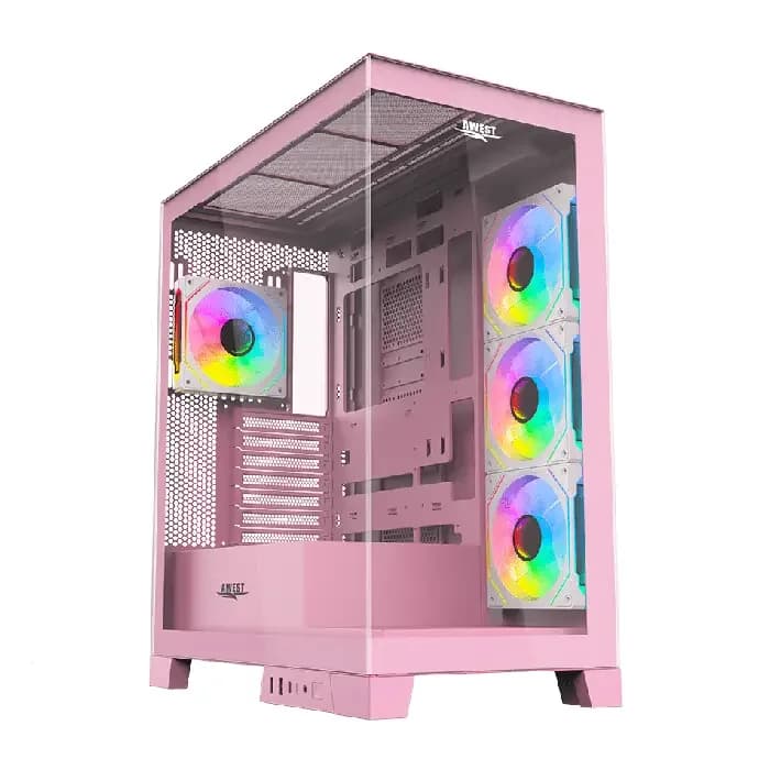 کیس گیمینگ اوست مدل GT-AQ16 Pink | عماد رایان کیس گیمینگ اوست مدل GT-AQ16 Pink