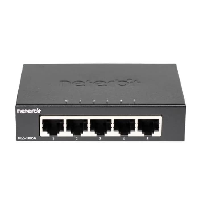 سوییچ 5 پورت غیر مدیریتی نتربیت NGS-1005A | عماد رایان سوییچ 5 پورت غیر مدیریتی نتربیت NGS-1005A