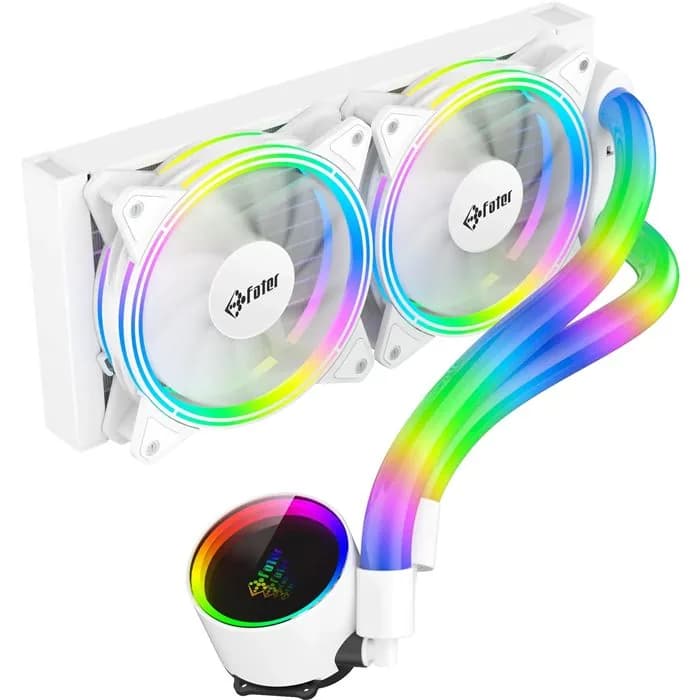 خنک کننده مایع پردازنده فاطر مدل Fater FW-240R2W1 White | عماد رایان خنک کننده مایع پردازنده فاطر مدل Fater FW-240R2W1 White
