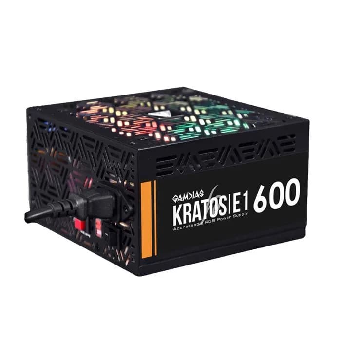 پاور گیم دیاس 600 وات Power Gamdias KRATOS E1-600 | عماد رایان پاور گیم دیاس 600 وات Power Gamdias KRATOS E1-600