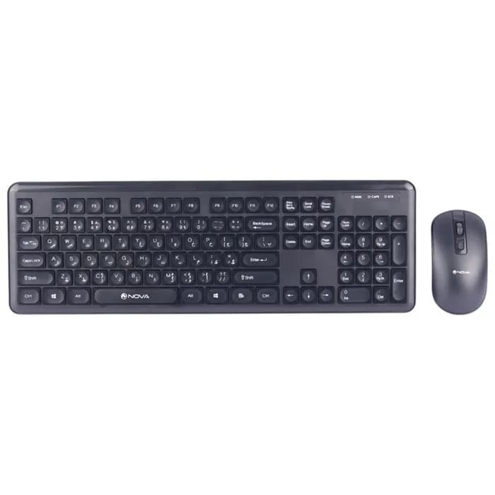 کیبورد و ماوس (کمبو) بی سیم نوا NKM-1402WL | عماد رایان کیبورد و ماوس (کمبو) بی سیم نوا NKM-1402WL