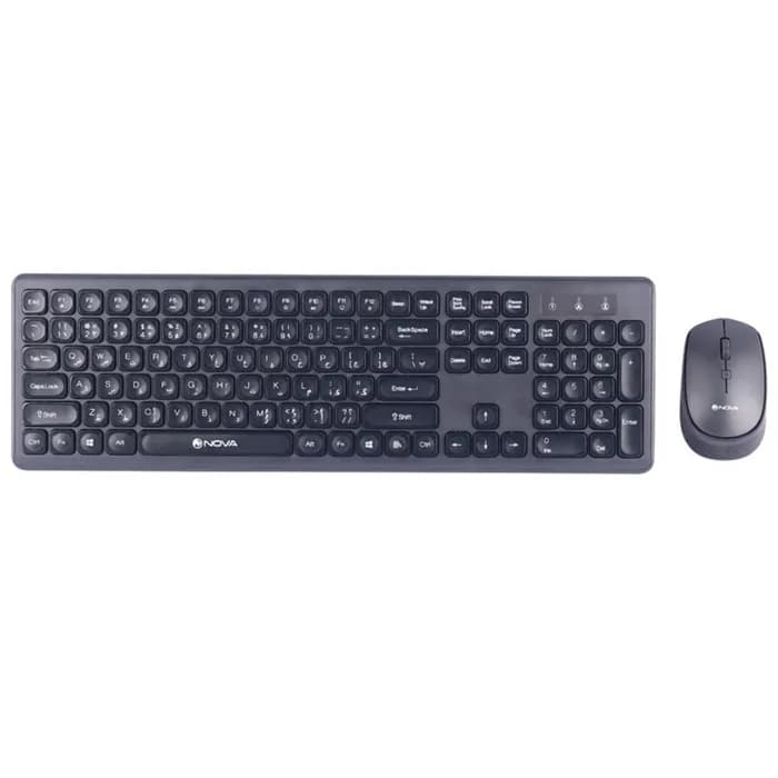 کیبورد و ماوس (کمبو) بی سیم نوا NKM-1401WL | عماد رایان کیبورد و ماوس (کمبو) بی سیم نوا NKM-1401WL