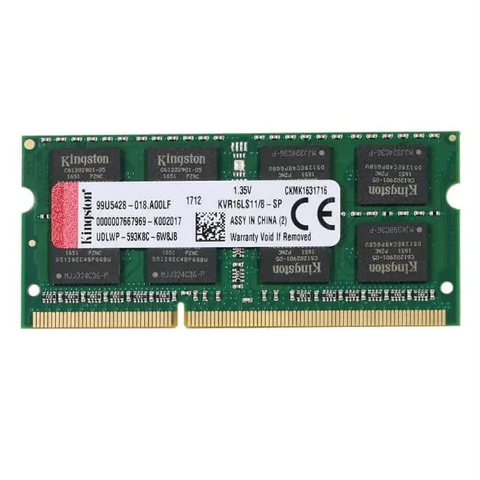 رم لپ تاپ کینگستون مدل DDR4 تک کاناله فرکانس 3200Mhz ظرفیت 16 گیگابایت