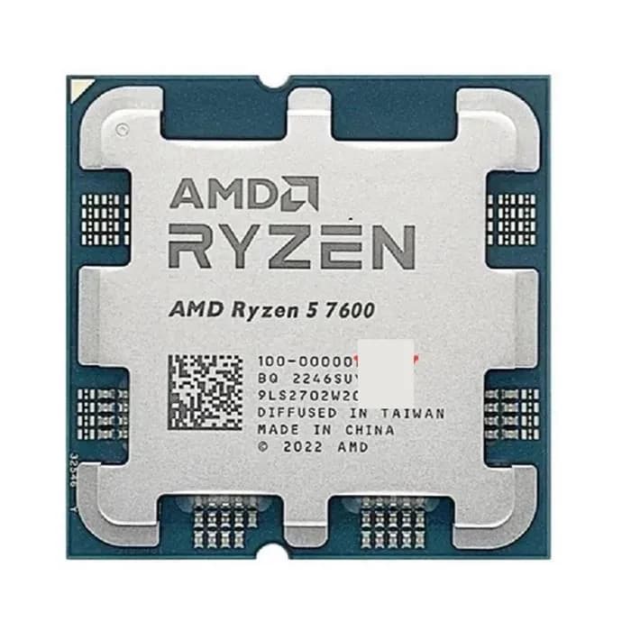پردازنده ای ام دی CPU AMD Ryzen 5 7600 AM5 بدون باکس | عماد رایان پردازنده ای ام دی CPU AMD Ryzen 5 7600 AM5 بدون باکس