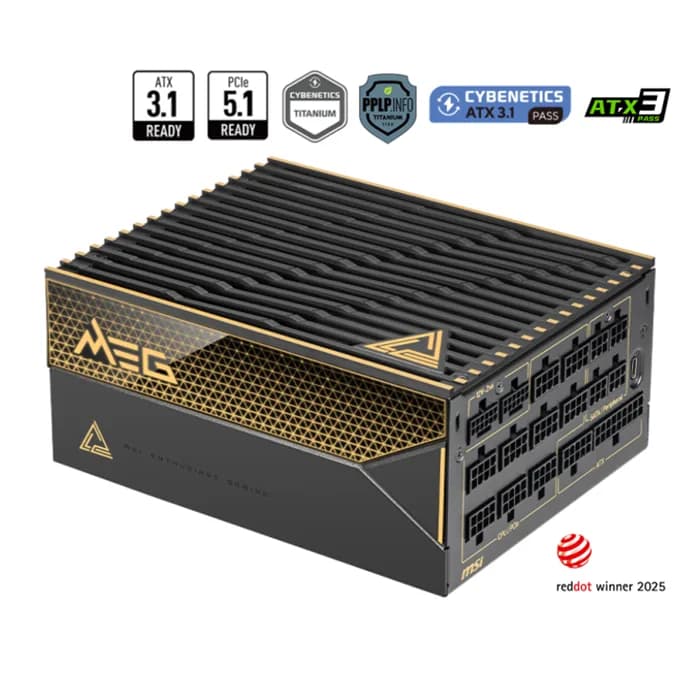پاور 1600 وات ام اس آی MEG Ai1600T PCIE5 Full Modular | عماد رایان پاور 1600 وات ام اس آی MEG Ai1600T PCIE5 Full Modular
