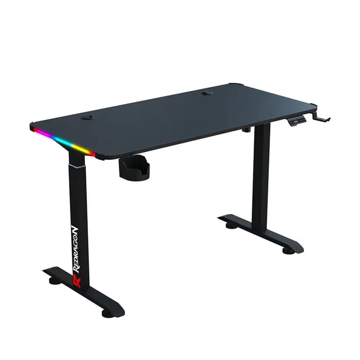میز گیمینگ موتور دار ردراگون GD 3330 M BLACK 140cm RGB | عماد رایان میز گیمینگ موتور دار ردراگون GD 3330 M BLACK 140cm RGB