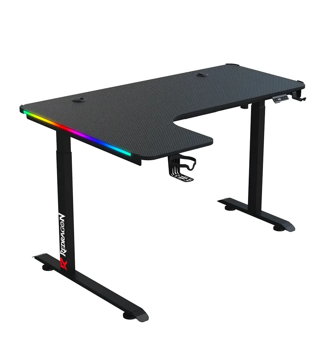 میز گیمینگ 2 موتور ردراگون GD 3400 M BLACK 140cm RGB | عماد رایان میز گیمینگ 2 موتور ردراگون GD 3400 M BLACK 140cm RGB