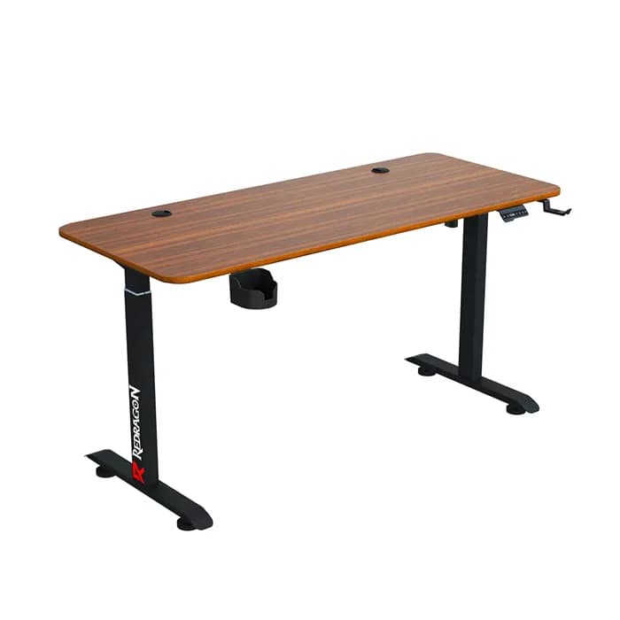 میز کامپیوتر گیمینگ موتور دار ردراگون مدل GD-3500NT-M WALNUT WOOD 140cm | عماد رایان میز کامپیوتر گیمینگ موتور دار ردراگون مدل GD-3500NT-M WALNUT WOOD 140cm