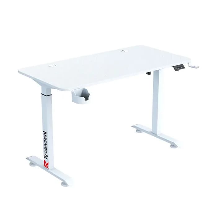 میز کامپیوتر گیمینگ موتور دار ردراگون مدل GD 3500W-M WHITE 140cm RGB | عماد رایان میز کامپیوتر گیمینگ موتور دار ردراگون مدل GD 3500W-M WHITE 140cm RGB