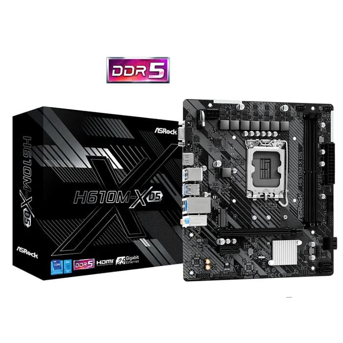 مادربرد ازراک مدل H610M-X DDR5