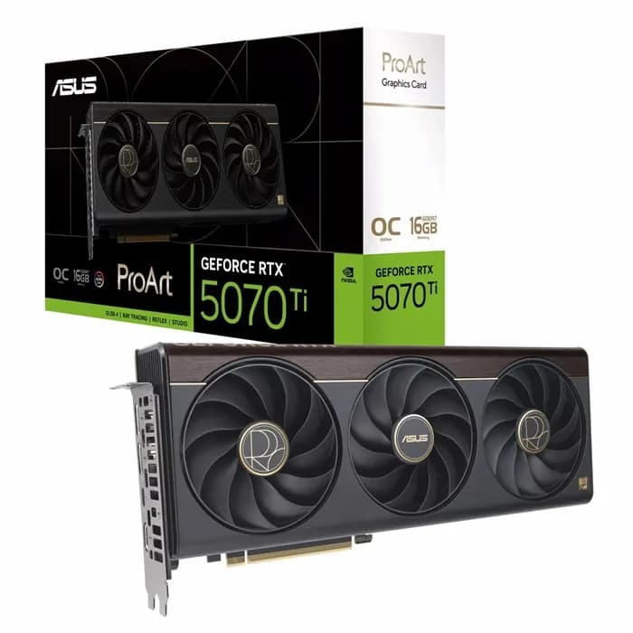 کارت گرافیک ProArt RTX 5070 Ti OC 16G GDDR7