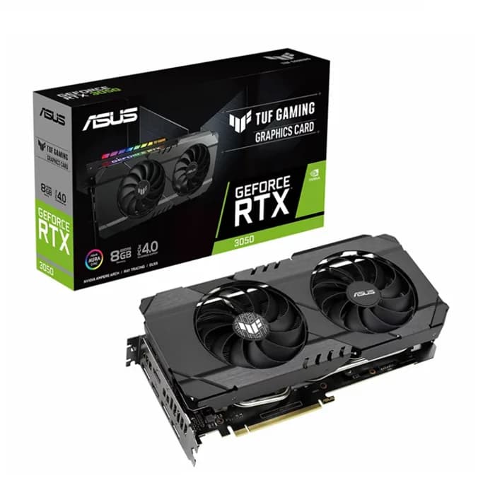 کارت گرافیک ایسوس Asus TUF Gaming GeForce RTX 3050 8GB | عماد رایان کارت گرافیک ایسوس Asus TUF Gaming GeForce RTX 3050 8GB