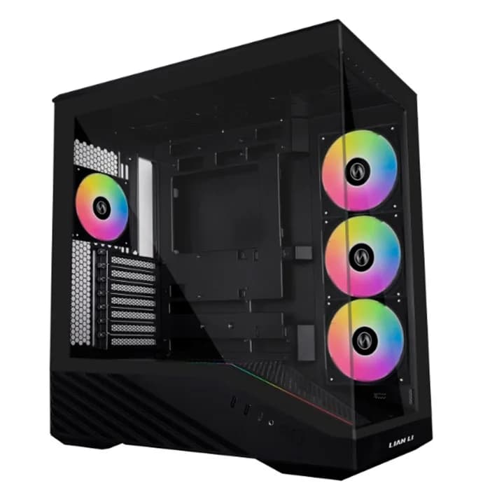 کیس گیمینگ لیان لی مشکی Vector V100R | عماد رایان کیس گیمینگ لیان لی مشکی Vector V100R