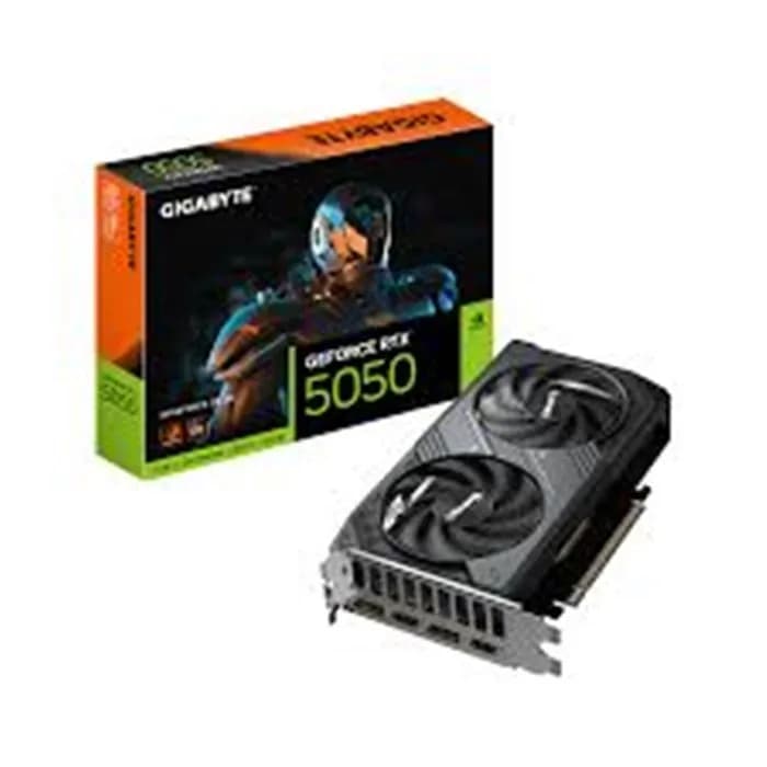کارت گرافیک گیگابایت GeForce RTX™ 5050 WINDFORCE OC 8G | عماد رایان کارت گرافیک گیگابایت GeForce RTX™ 5050 WINDFORCE OC 8G