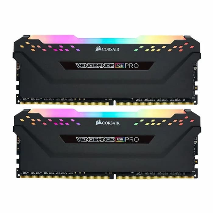 رم کامپیوتر کرسیر VENGEANCE RGB PRO 64GB 32GBx2 3200MHz CL16 | عماد رایان رم کامپیوتر کرسیر VENGEANCE RGB PRO 64GB 32GBx2 3200MHz CL16