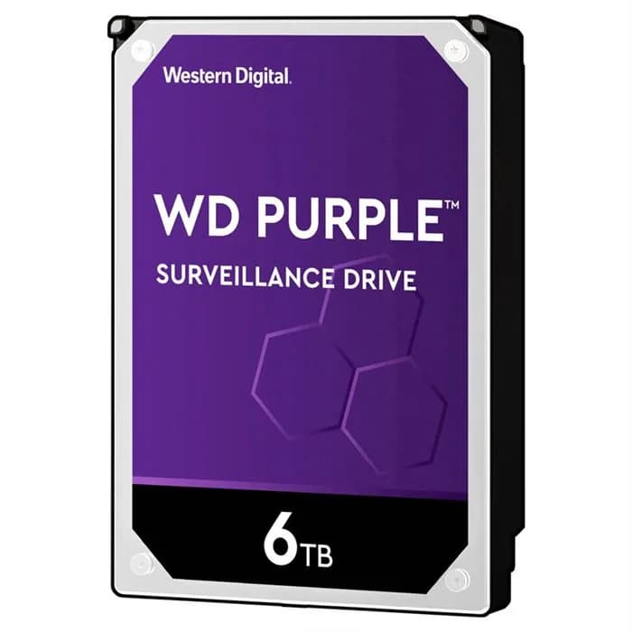هارد اینترنال وسترن دیجیتال Western Digital Purple 6TB 64MB | عماد رایان هارد اینترنال وسترن دیجیتال Western Digital Purple 6TB 64MB