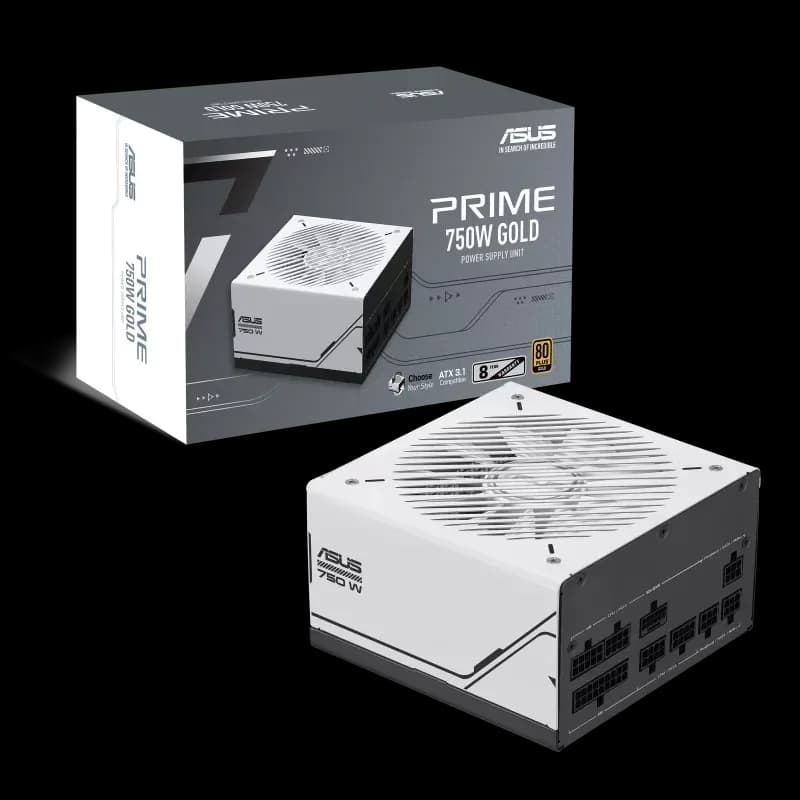 پاور 750 وات ایسوس مدل Prime 750W Gold ATX3.1 Full Modular | عماد رایان پاور 750 وات ایسوس مدل Prime 750W Gold ATX3.1 Full Modular