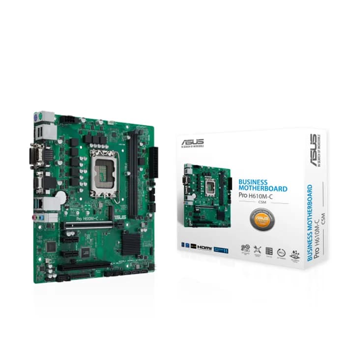 مادربرد ایسوس Motherboard Asus Pro H610M C D5 CSM | عماد رایان مادربرد ایسوس Motherboard Asus Pro H610M C D5 CSM