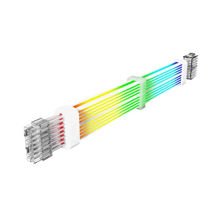 کابل اسلیو گیم مکس VGA/CPU 2x8pin White | عماد رایان کابل اسلیو گیم مکس VGA/CPU 2x8pin White