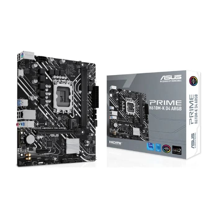 مادربرد ایسوس PRIME H610M-K D4 ARGB | عماد رایان مادربرد ایسوس PRIME H610M-K D4 ARGB