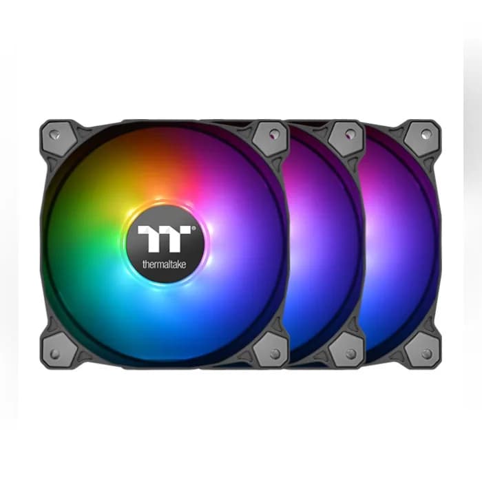 فن کیس ترمالتیک مدل Pure 12 ARGB Sync Radiator Fan TT Premium Edition پک 3 عددی | عماد رایان فن کیس ترمالتیک مدل Pure 12 ARGB Sync Radiator Fan TT Premium Edition پک 3 عددی