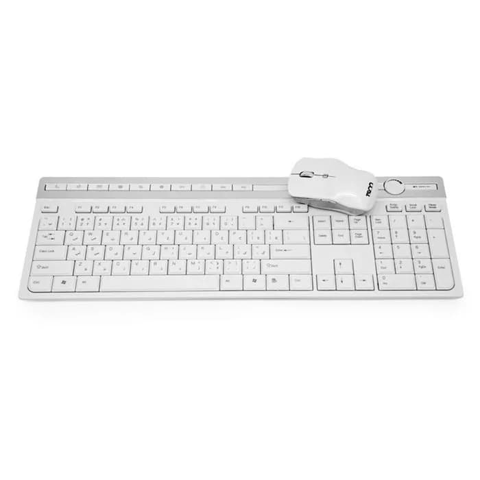کیبورد و ماوس بی سیم تسکو Tsco 7106W White | عماد رایان کیبورد و ماوس بی سیم تسکو Tsco 7106W White