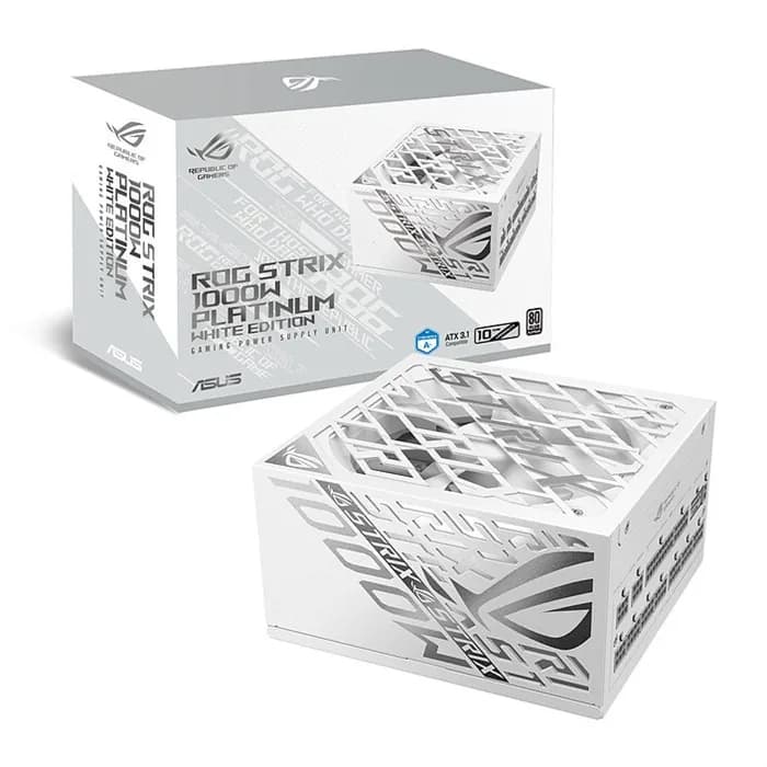 پاور ایسوس 1000 وات مدل ASUS ROG Strix 1000W Platinum White Edition | عماد رایان پاور ایسوس 1000 وات مدل ASUS ROG Strix 1000W Platinum White Edition