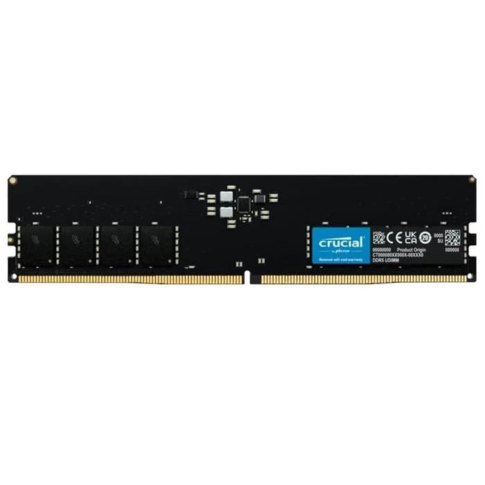 رم کامپیوتر DDR5 تک کاناله 4800 مگاهرتز CL40 کروشیال ظرفیت 32 گیگابایت | عماد رایان رم کامپیوتر DDR5 تک کاناله 4800 مگاهرتز CL40 کروشیال ظرفیت 32 گیگابایت
