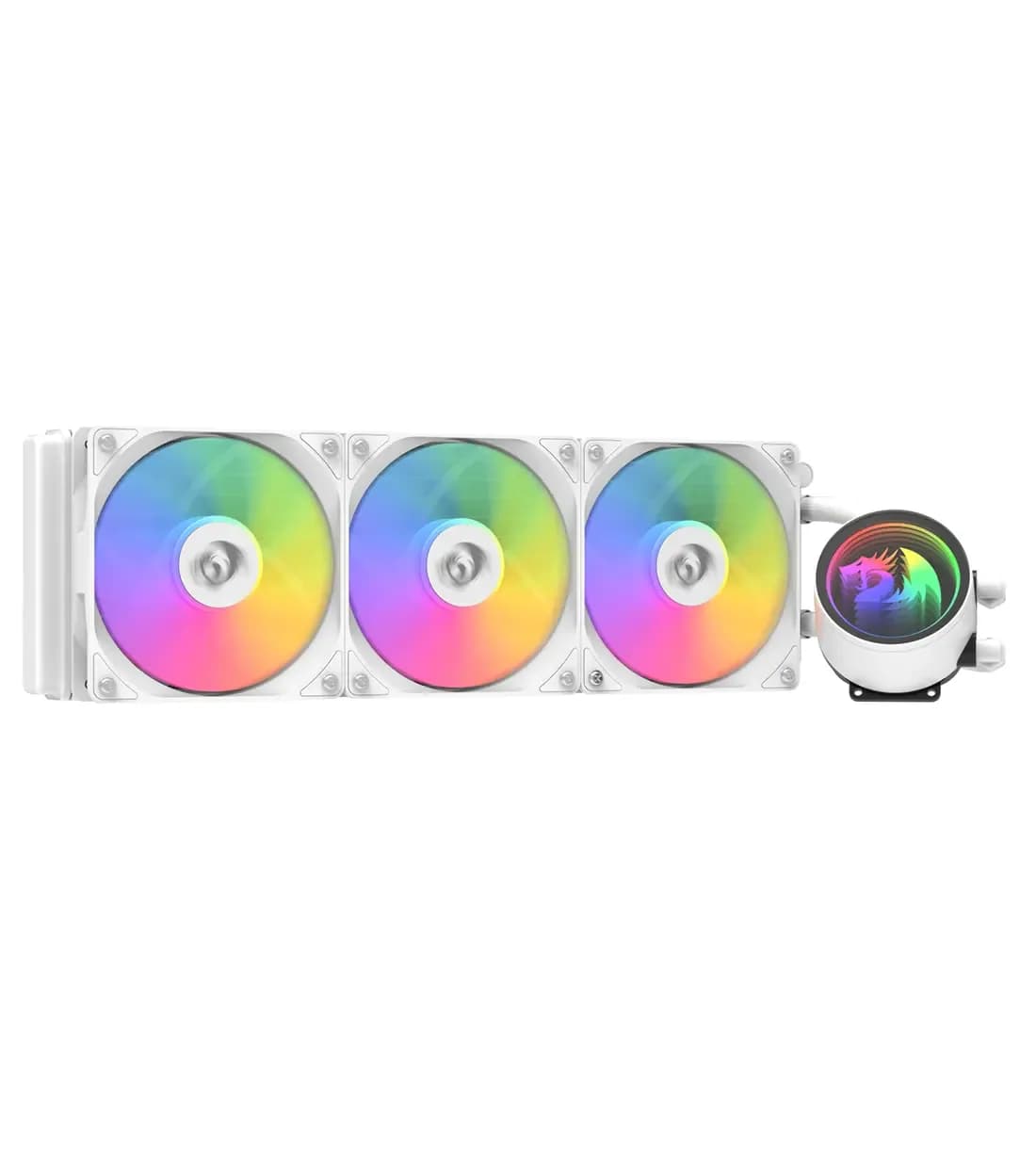 خنک کننده مایع پردازنده ردراگون سفید مدل CCW-3013W 360 RGB | عماد رایان خنک کننده مایع پردازنده ردراگون سفید مدل CCW-3013W 360 RGB
