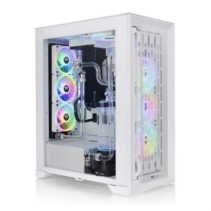 کیس گیمینگ ترمالتیک مدل CTE T500 TG ARGB White | عماد رایان کیس گیمینگ ترمالتیک مدل CTE T500 TG ARGB White
