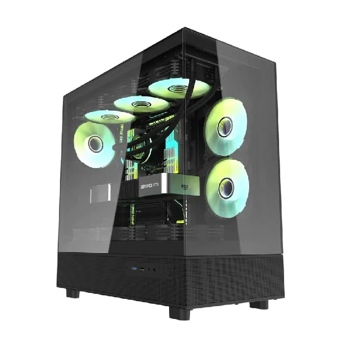 کیس کامپیوتر گیمینگ دارک فلش DPX90 3 Fan Argb | عماد رایان کیس کامپیوتر گیمینگ دارک فلش DPX90 3 Fan Argb