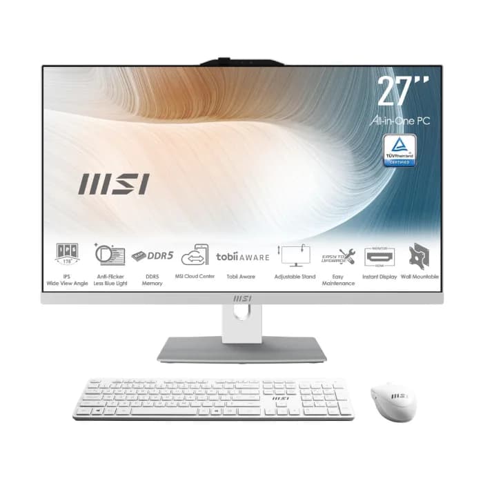 کامپیوتر All in One ام اس آی AM272P 1M - Core 5 120U 16GB 1TB Intel Graphics | عماد رایان کامپیوتر All in One ام اس آی AM272P 1M - Core 5 120U 16GB 1TB Intel Graphics