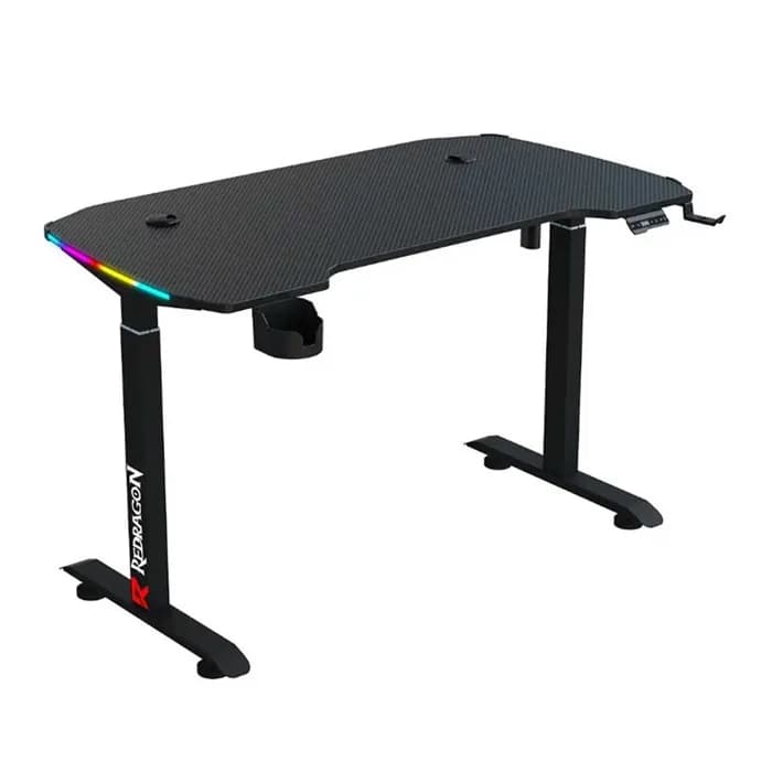 میز کامپیوتر گیمینگ موتور دار ردراگون مدل GD-3320-M 140cm RGB | عماد رایان میز کامپیوتر گیمینگ موتور دار ردراگون مدل GD-3320-M 140cm RGB