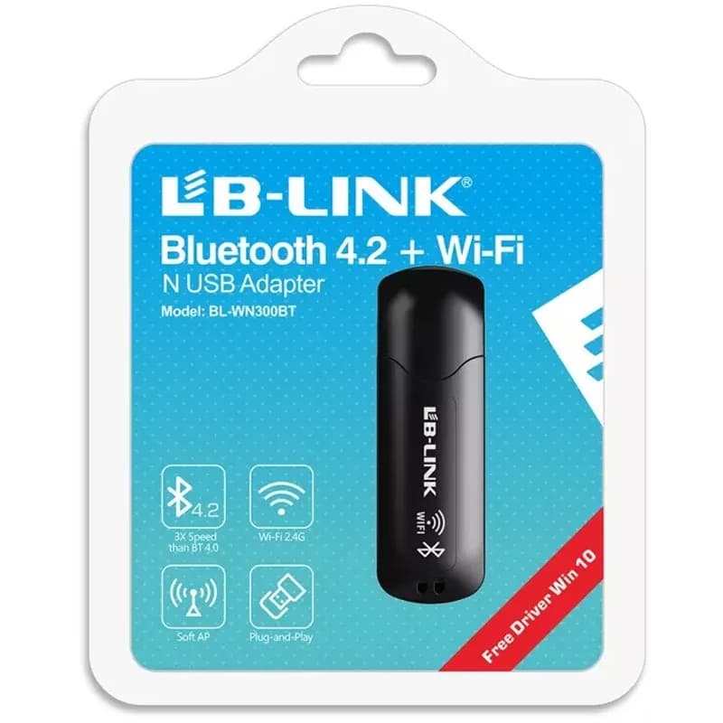 دانگل وای فای و بلوتوث ال بی لینک مدل BL wn300bt v2 | عماد رایان دانگل وای فای و بلوتوث ال بی لینک مدل BL wn300bt v2