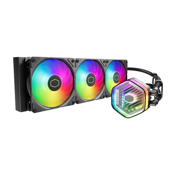 فن خنک کننده پردازنده کولر مستر مدل MASTERLIQUID 360 ATMOS | عماد رایان فن خنک کننده پردازنده کولر مستر مدل MASTERLIQUID 360 ATMOS