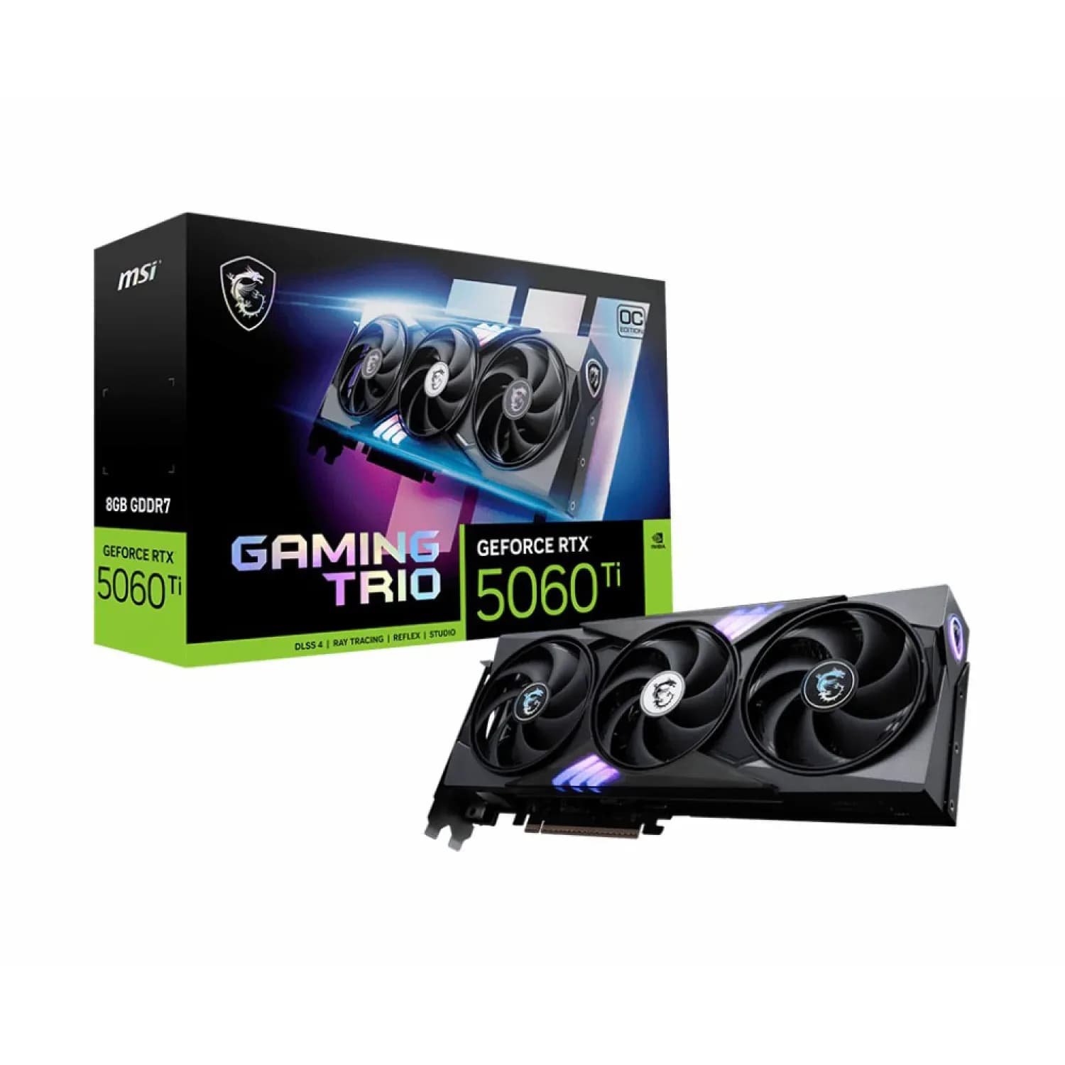 کارت گرافیک ام اس آی مدل GeForce RTX 5060 Ti 8GB GAMING TRIO OC | عماد رایان کارت گرافیک ام اس آی مدل GeForce RTX 5060 Ti 8GB GAMING TRIO OC