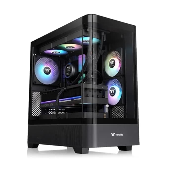 کیس گیمینگ ترماتیک مدل View 290 TG ARGB - Black | عماد رایان کیس گیمینگ ترماتیک مدل View 290 TG ARGB - Black