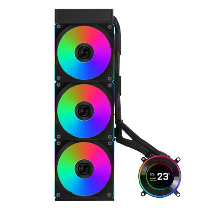 کولر پردازنده مایع لیان لی مشکی مدل Hydroshift II LCD-C 360CL AIO — مشکی | عماد رایان کولر پردازنده مایع لیان لی مشکی مدل Hydroshift II LCD-C 360CL AIO — مشکی