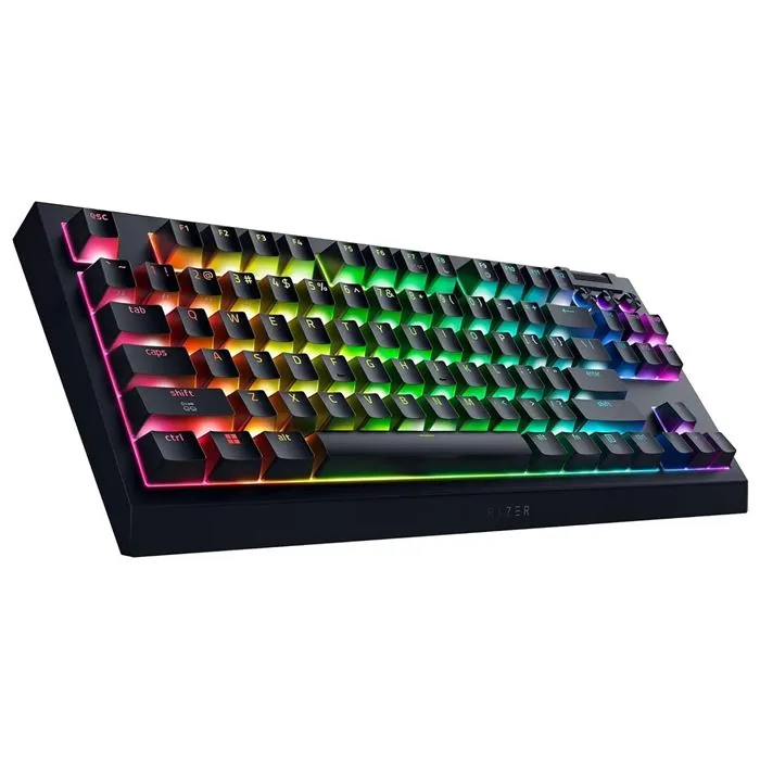 کیبورد بیسیم گیمینگ ریزر مدل BlackWidow V4 TKL HyperSpeed — | عماد رایان کیبورد بیسیم گیمینگ ریزر مدل BlackWidow V4 TKL HyperSpeed —