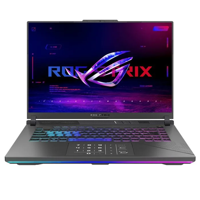 لپ تاپ گیمینگ ایسوس مدل ROG Strix G16 G614JVR پردازنده Core i9 14900HX رم 32GB حافظه 1TB گرافیک 8GB RTX 4060 — مشکی | عماد رایان لپ تاپ گیمینگ ایسوس مدل ROG Strix G16 G614JVR پردازنده Core i9 14900HX رم 32GB حافظه 1TB گرافیک 8GB RTX 4060 — مشکی